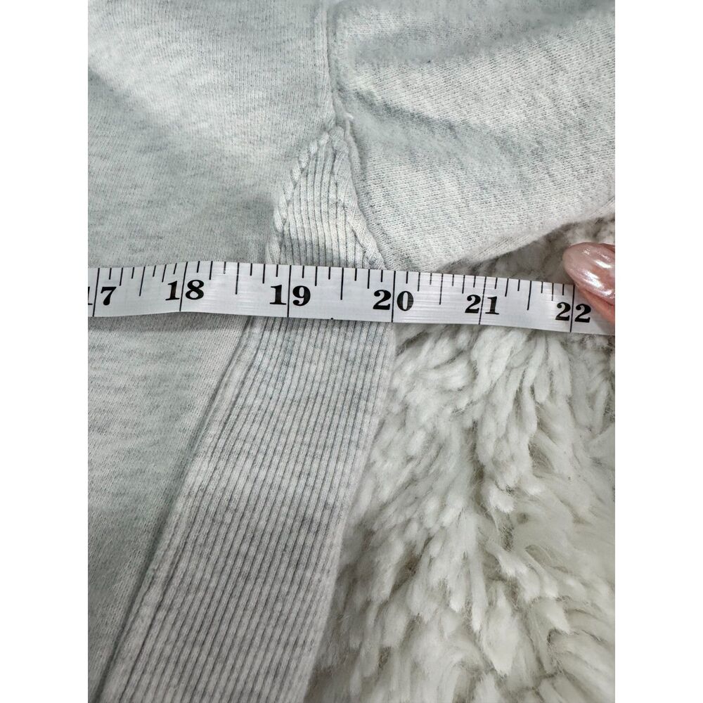 TNA Aritzia Sweatfleece Terry Fleece Boyfriend Zip Hoodie XS Gray - Picture 5 of 6
